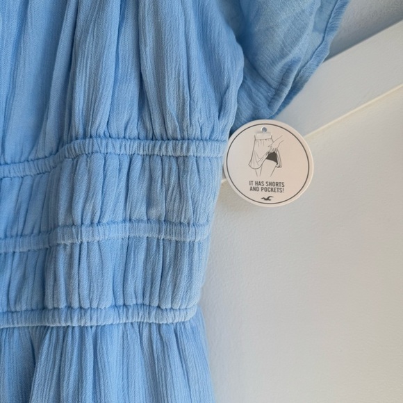 Hollister tiered skort dress in baby blue size M - Picture 11 of 15